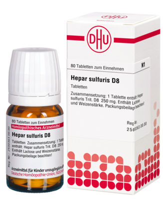 HEPAR SULFURIS D 8 Tabletten